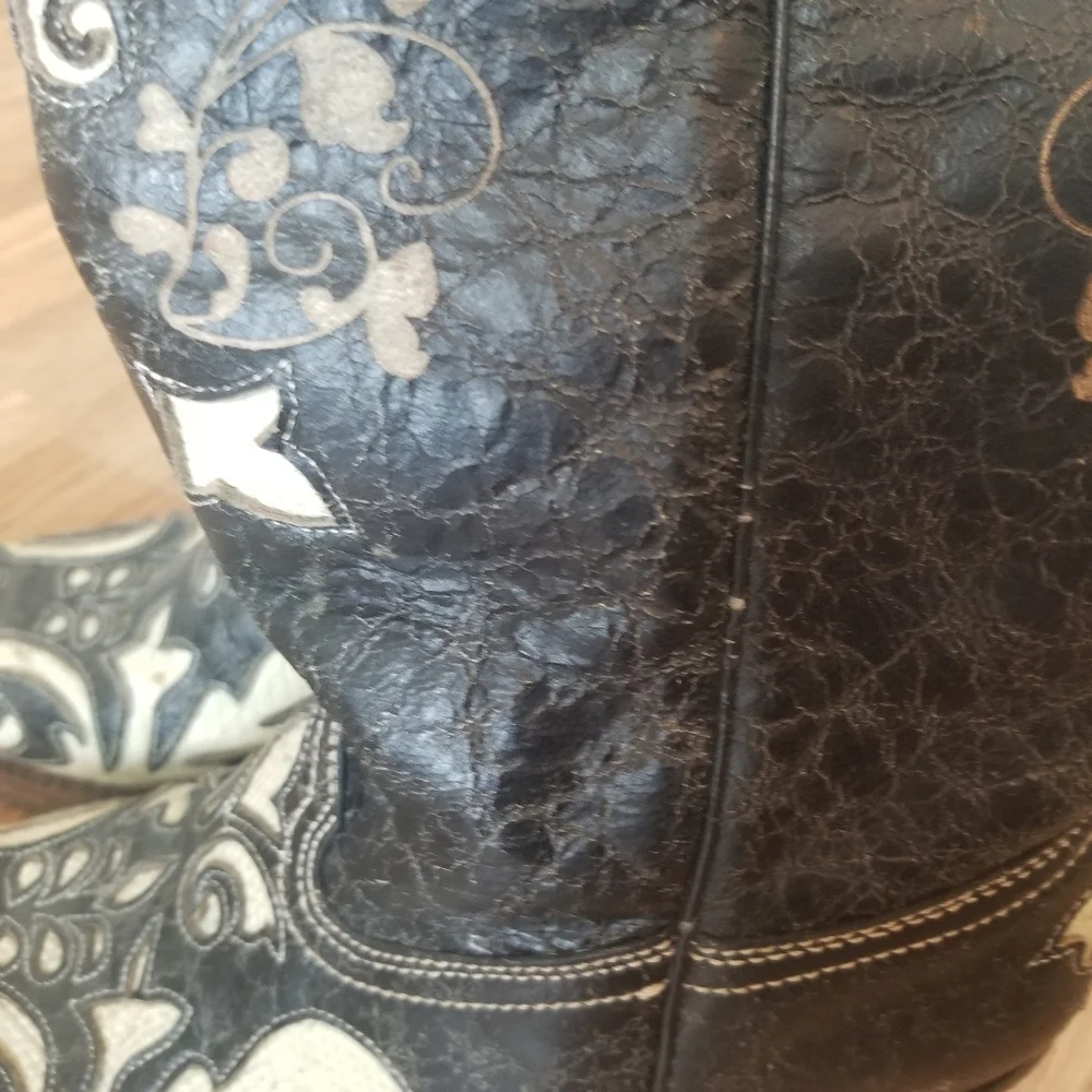 Corral Genuine Lizard Women's Cowboy Boots - Picture 3 of 5